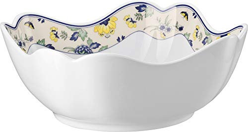 Hutschenreuther Maria Theresia Papillon Ciotola, Scodella, Rettangolare, Porcellana, Lavabile in Lavastoviglie, Ø 20 cm, 1.36 L, 13170