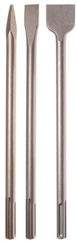 Projahn 844002 Meißel-Set Eco SDS-max 3-tlg. / Satz zum Trennen und Bearbeiten von Beton-/Mauerwerk/in Kunststoffbox/für Ab-/Durchbrucharbeiten und schwere Abrissarbeiten/optimale Standzeiten