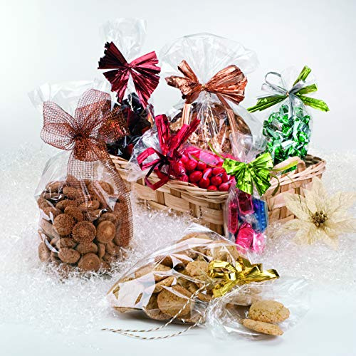 Italpak Buste Trasparenti, Sacchetti per Alimenti, Sacchetti in Cellophane, 100 pz, 20x35 cm