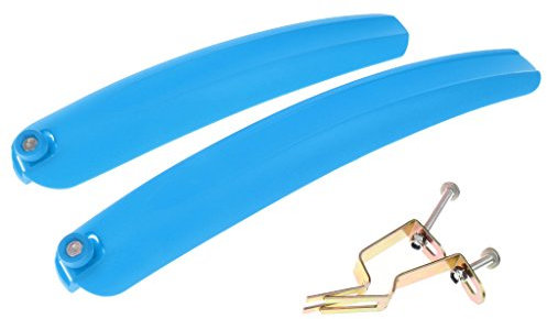 + Fahrrad Schutzblech Steckschutzblech Mudguard Farbwahl, Blau