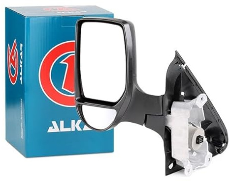 Alkar 9227960 Miroir extérieur convexe électrique à bras court 110-300 x 170 mm