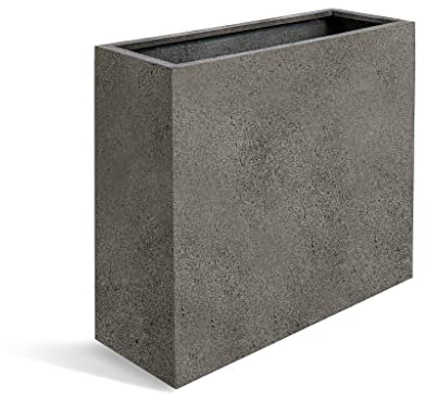 Luca Lifestyle Raumteiler ''Grigio Divider'' Grau Rechteckig Fiberglas *5 Jahre Garantie* - 80x30x68 cm - Premium Qualität - F415