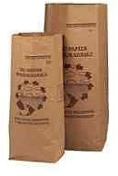 10 bolsas de 30 litros de papel sólida (2 hojas) residuos verdes y papel kraft biodegradable abono adecuado jardín bolsa de hierba orgánico, compostable vegetal