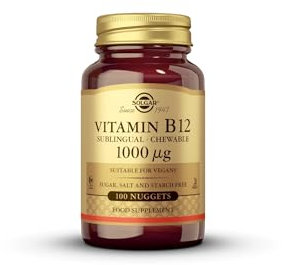 Solgar Vitamina B 12, 100 Unidades (Paquete de 1)