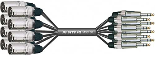 MUSIC STORE Multipaire studio/Eco 8 / 5m / XLR mâle > Jack sym - Câble multiconducteur analogique