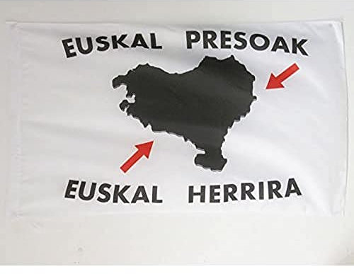 AZ FLAG X_1516 Fodero con Bandiera dei Paesi Baschi Euskal Herrera, 90 x 60 cm