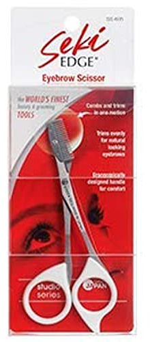 Seki EDGE Eyebrow Comb Scissors, SS-605, 1 Count