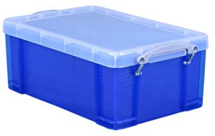 Really Useful Box 9 Litre Transparent Blue