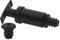 Wecomatic Wine Fresh Weinpumpe mit 2 Stopfen - Schwarz