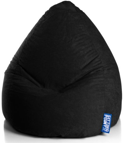 SITTING POINT only by MAGMA Sitzsack Easy XXL ca. 300 Liter schwarz