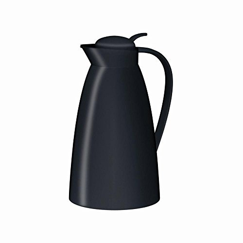 alfi Isolierkanne 1 Liter schwarz mit Einhand-Ausgießtaste