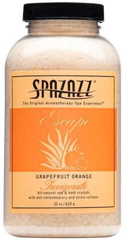 Spazazz 7380C Spa and Bath Crystals, Grapefruit Orange