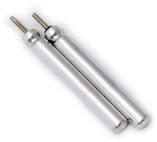 vhbw 2X Batería no Recargable (Varilla) Tipo CR322, CR435, BR435, CR311 Compatible con LED, flotadores, Pesca, Boyas (50 mAh, 3 V, Litio)