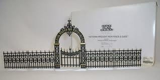 Department 56  Victorian Wrought Iron Fence and Gate # 5252-3