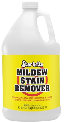 STAR BRITE Mold & Mildew Stain Remover + Cleaner – Removes Stains on Contact - 1 GAL (085600N)