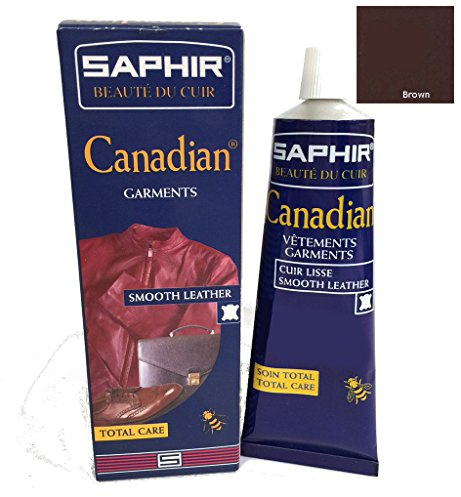 Saphir Kanadische Leder Restaurierung Creme - Braun, 72g