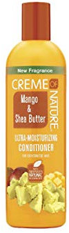 Creme of Nature, CNI, Après-shampoing ultra-hydratant à la mangue et au beurre de karité, pour cheveux déshydratés, nutrition et douceur intenses, 354ml