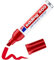 edding 500 Permanentmarker - rot - 1 Stift - Keil-Spitze 2-7 mm - wasserfest, schnell-trocknend - wischfest - für Karton, Kunststoff, Holz, Metall, Glas