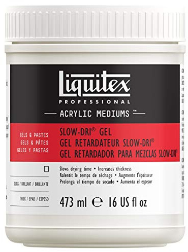 Liquitex Additif - Médium Gel Retardateur Epais Slow Dri Flacon 473ml