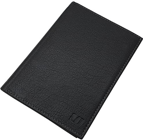 myledershop MJ-Design-Germany Große Herren Brieftasche Büffelleder in 3 Farben, Schwarz, Einheitsgröße
