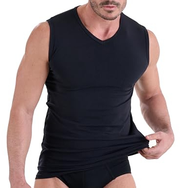 Navigare 575 (Pacco Da 3), Canottiera Uomo, Nero, L confezione da 3