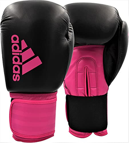 adidas Hybrid 100 Dynamic Fit Handschuhe, Schwarz (Black/Shock Pink), Gr. 8 oz
