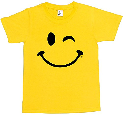 Fancy A Snuggle Retro Happy Funny Winking Emoticon Face Kids Boys/Girls T-Shirt
