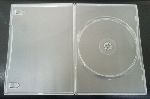 Panmer Lot de 50 boîtiers pour DVD 1 disque Transparent Tranche 7mm