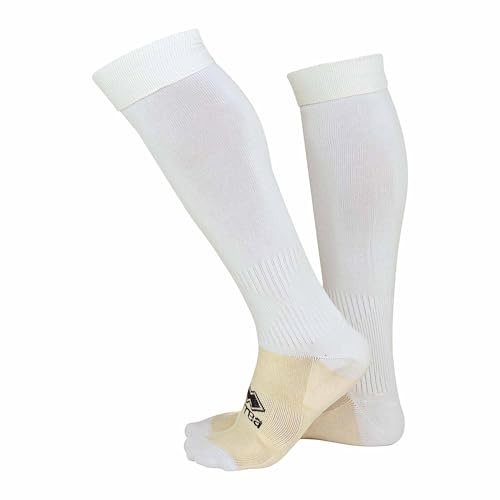 Errea con Piede Pi Calzini Sportivi, Unisex Bambini, Bianco, Taglia Unica