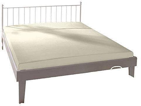 Bella-Donna Bella-Donna Jersey Spannbettlaken, wollweiss, 120x200 - 130x220 cm