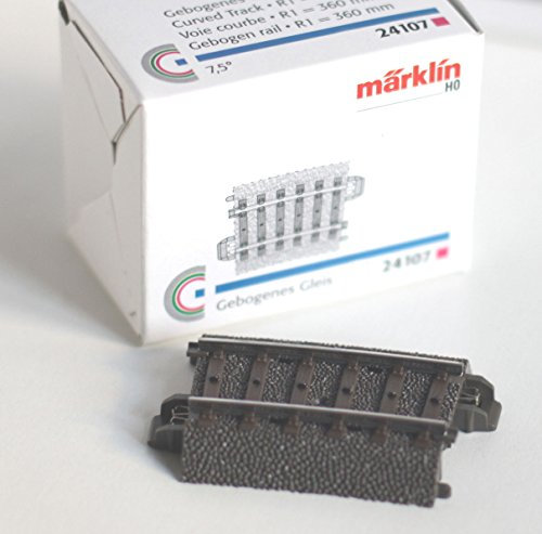 Märklin gebogenes Gleis | 7,5° | Radius 1 = 360 mm | C-Gleis Spur H0#24107