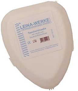 LEINA Taschen-Beatmungsmaske, weiß