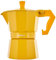 Excelsa Chicco Colo Caffettiera, Alluminio, Giallo, 3 Tazze