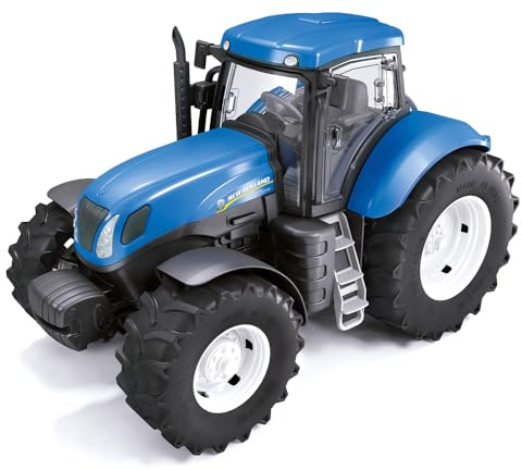 Adriatic S.R.L ADRIATIC Trattore New Holland 0682 Gioco In Plastica Estivo Estate Giocattolo 657, Multicolore, unisex, 820210