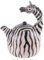 Blue Sky Ceramic Zebra Teekanne, 19,1 x 16,5 x 21,6 cm