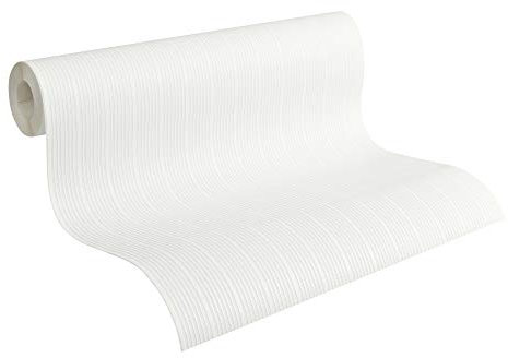 A.S. Création Pro protection 644916 Papier peint intissé, peut être Papered sur plusieurs fois, fissures forme de pont/Stable, sans Fibre de verre Blanc