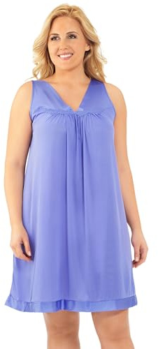 Exquisite Form Women's Coloratura Sleeveless Short Gown, Victory Violet, X-Large