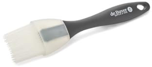 De Buyer Pennello in Silicone da Pasticceria, Nero, Lunghezza cm 19, larghezza cm 3.8