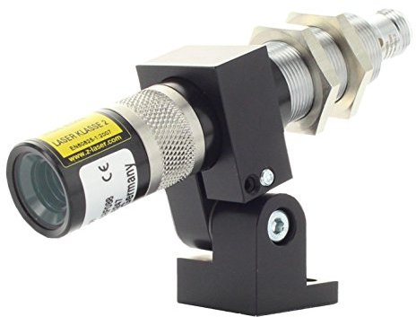 hedue L355 Positionier-Laser ZM18, 635 nm (rot), 5 mW, Kreuzoptik 5°, fokussierbar