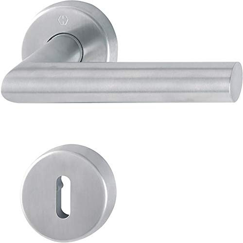 Hoppe Rosetten-Garnitur Ams.E58/42H/42HKVS/1400 VA F69 rd.PZ DIN L/R fl.D/K