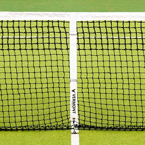 Vermont Regulierband Tennisnetz - EIN weißer Tennisnetzgurt aus hochwertigem Nylon gefertigt