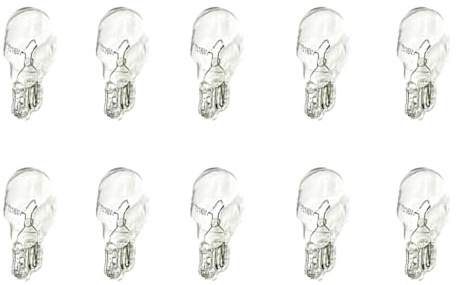 CARALL 10 Piezas de Bombillas Halógenas de 12V para Auto (T15 W16W 12V 16W)