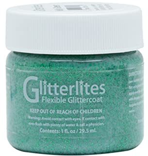Angelus Paint Glitterlites 1 Oz Kelly Green