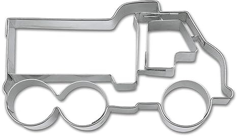 Staedter camión, diseño de Galletas, Plata, 8 cm