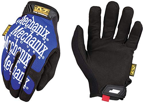 Mechanix Wear Original Work Gloves - Multi-Purpose Outdoor Work Gloves - Secure Fit - Durable & Machine Washable - Breathable & Comfortable - Medium - Blue