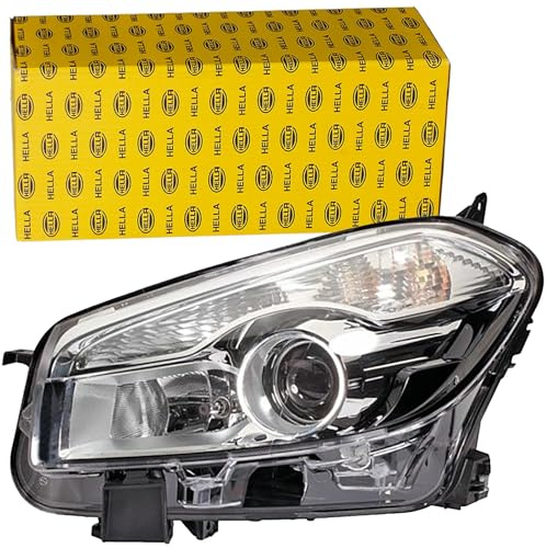 HELLA 1LL 010 335-081 Halogen Scheinwerfer - Nissan Qashqai I (J10, NJ10, JJ10E) - ECE - für Linksverkehr - rechts