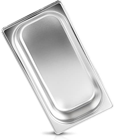 jokobela Récipient Gastronorm 1/3 65 mm en Acier Inoxydable Premium (capacité 2,5 L) Dimensions: 325 x 176 x 65 mm - pour Chauffe-Plat ou Bain Marie (0,6 mm d'épaisseur)