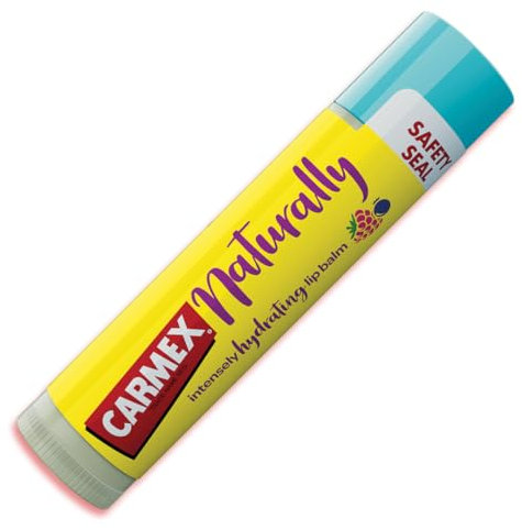 Carmex Naturally Berry Lip Balm Stick | Soothes And Repairs Dry, Cracked Lips | Intensely Hydrating Winter Lip Care Formula (4.25g)