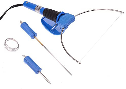 3 in 1 Polystyrene Foam Cutter Kit with 3 Interchangeable Tips Hot Wire Tip Cutting Tip and Engraving Tip UK 5V Power Adapter Hobby DIY