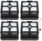 KiimSin 4-teiliges zubehör für Dreame G10 Pro, H12 Pro, H13 Pro, H15 Pro, H12 Dual, H12 Pro Ultra,H12S,H12 Pro FlexReach,für Mova M10 Staubsauger, Wiederverwendung und hocheffiziente Filtration